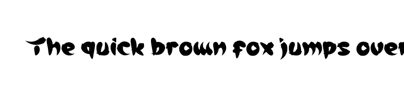 font preview of bejo font