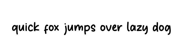 font preview of Belajar Menulis