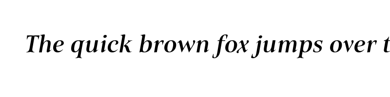 font preview of belda extra demi italic