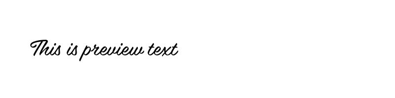font preview of Belinda New Light