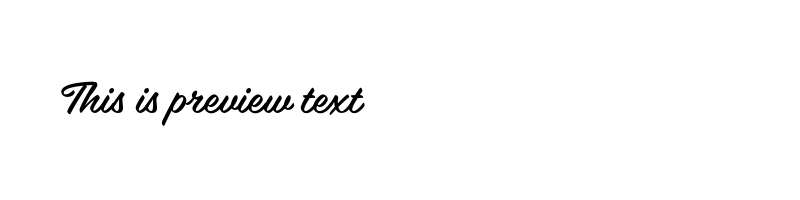 font preview of Belinda New Regular