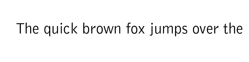 font preview of bell gothic std light