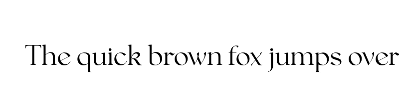 font preview of bellagia display thin