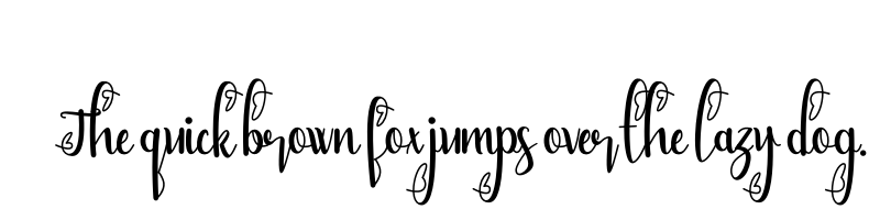 font preview of bellami