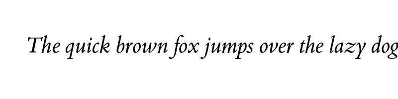 font preview of bembo book mt pro italic