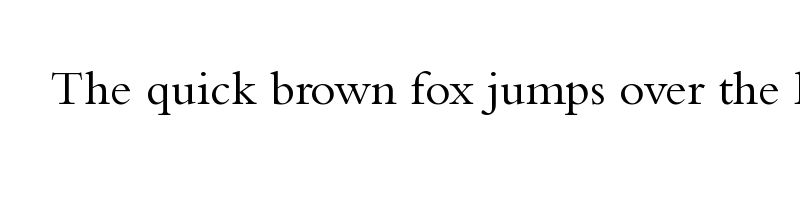 font preview of bembo regular