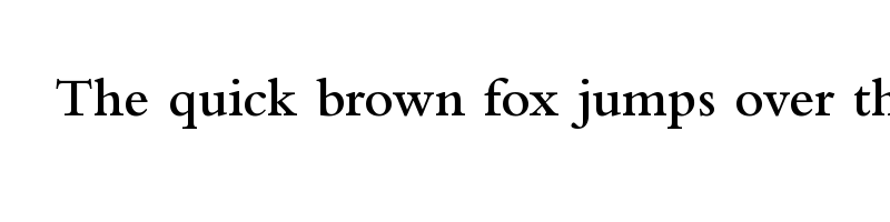 font preview of bembo semibold
