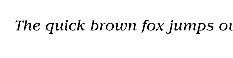 font preview of benguiat std book italic