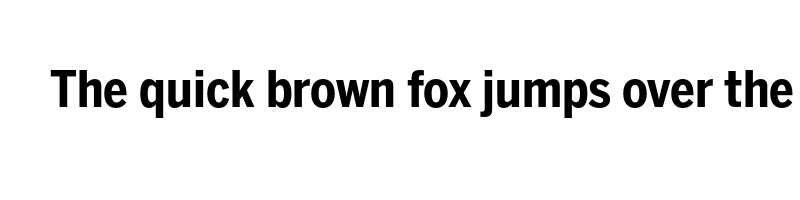font preview of benton sans cond bold