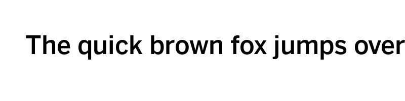font preview of benton sans medium