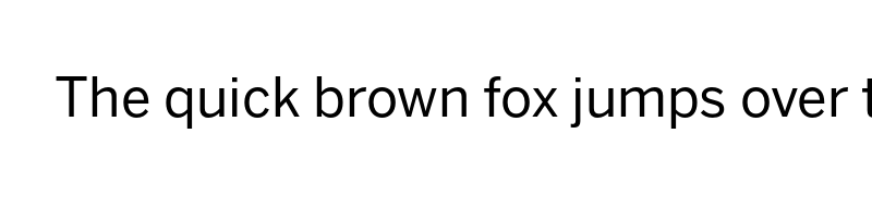 font preview of benton sans regular