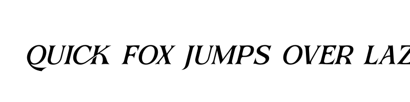 font preview of BEQINER ITALIC