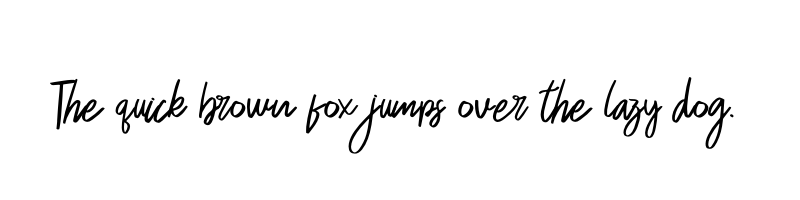 font preview of bergly