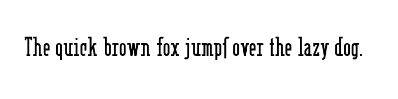 font preview of berlin email serif semibold