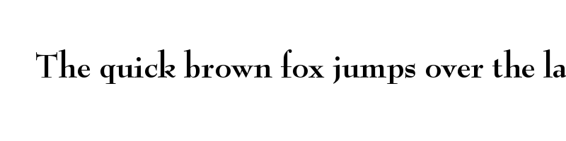 font preview of bernhard modern std bold