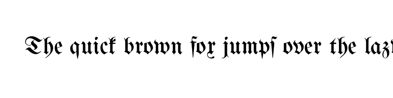 font preview of bertholdr mainzer fraktur regular