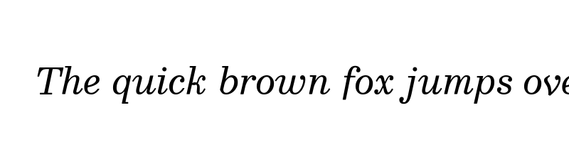font preview of besley bookitalic