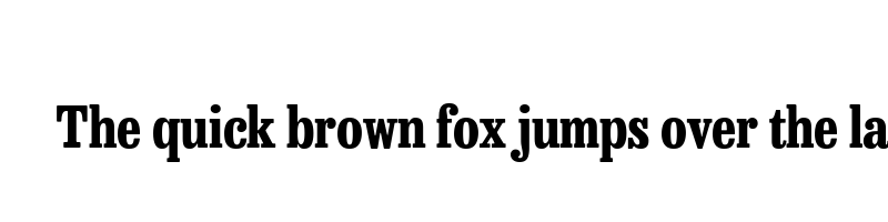 font preview of besley condensed bold