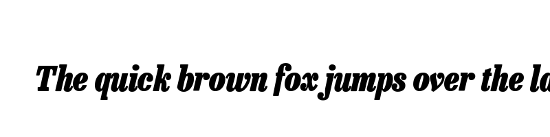 font preview of besley condensed heavy italic