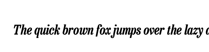 font preview of besley condensed semiitalic