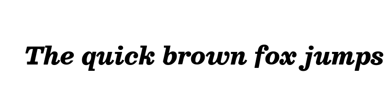 font preview of besley heavy italic