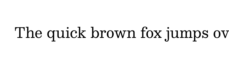 font preview of besley regular