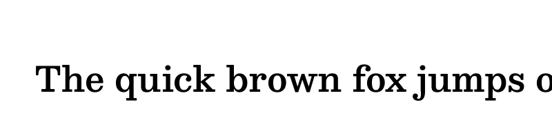 font preview of besley semi bold