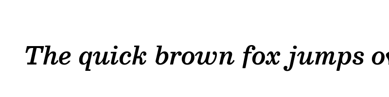 font preview of besley semiitalic