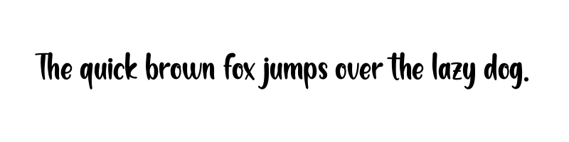 font preview of Best Friend OTF