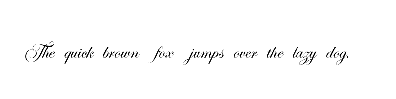 font preview of bethaine regular