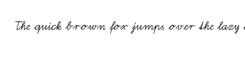 font preview of bienchen sas