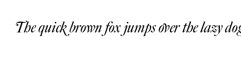 font preview of big caslon italic swash