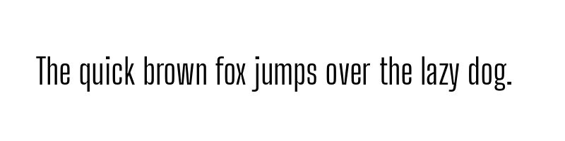 font preview of big shoulders display