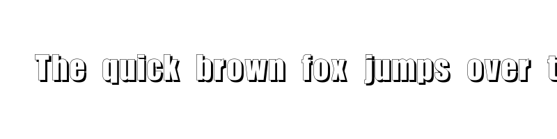 font preview of billboard shadow