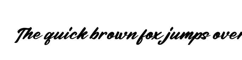 font preview of billionstar italic