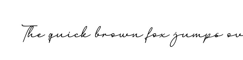 font preview of billstone signature