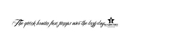 font preview of billy argel