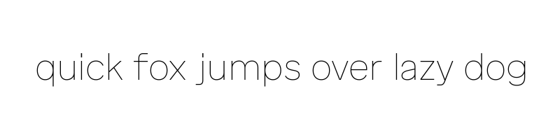 font preview of Binoma Thin