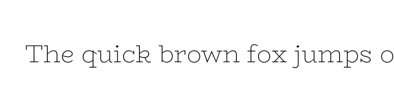 font preview of biorhyme extra light