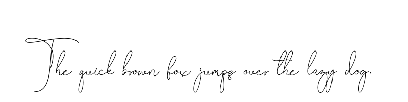 font preview of birlina signature