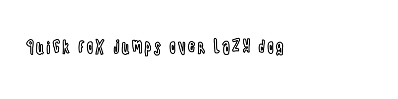 font preview of BishoGraffitiStone Regular