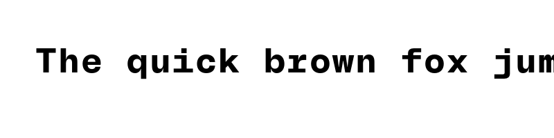 font preview of bl melody mono bold