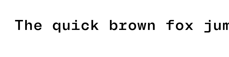 font preview of bl melody mono medium