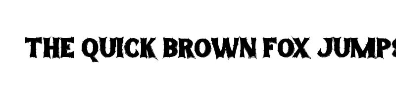 font preview of black aliens