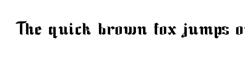 font preview of black baron gothic