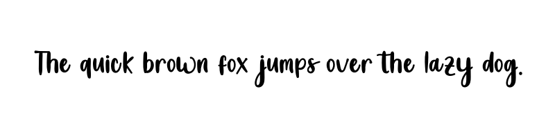 font preview of black coffee