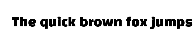 font preview of black han sans