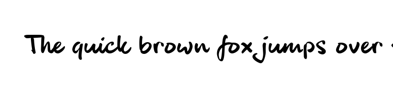 font preview of black hand regular demo