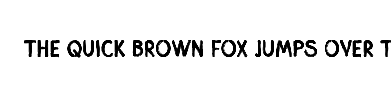 font preview of black marker