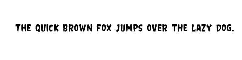 font preview of black night